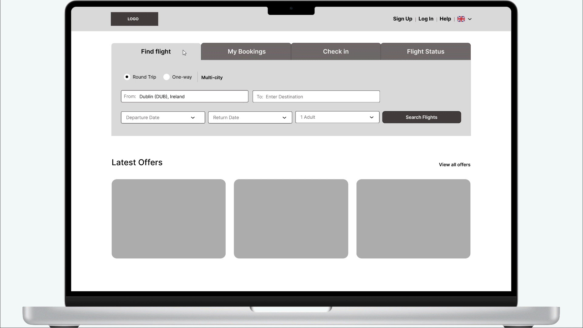 Airline Flight Booking Website - Insights