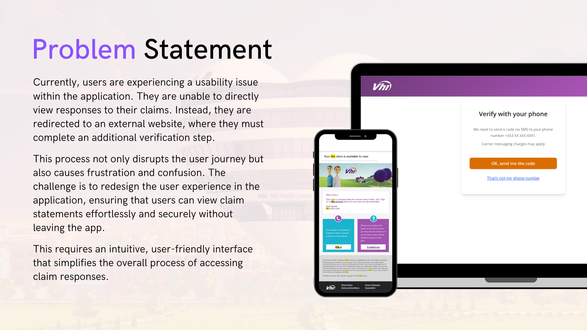 Case Study - VHI App - Probem Statement