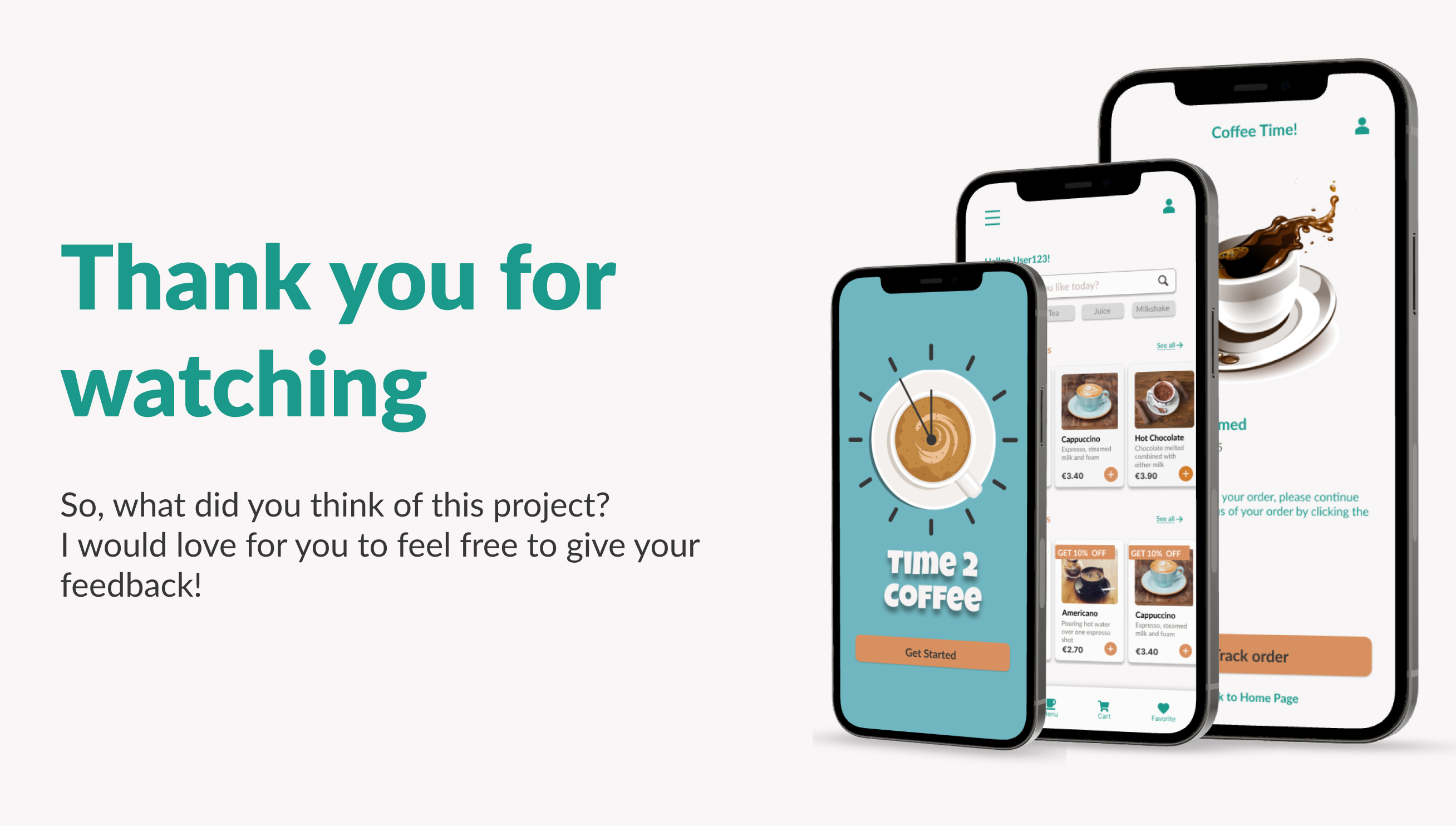 Coffee House Mobile App - UX/UI Design Case Study - Thanks